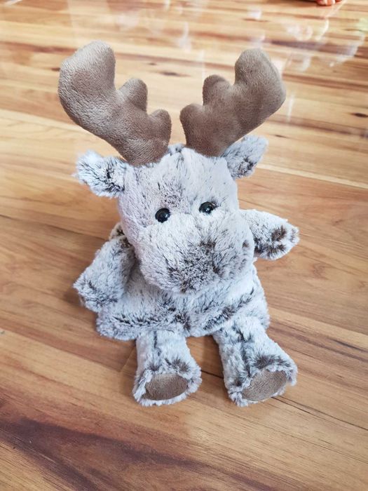 łoś renifer do mikrofali podgrzewany B&Retail maskotka do mikrofalówki