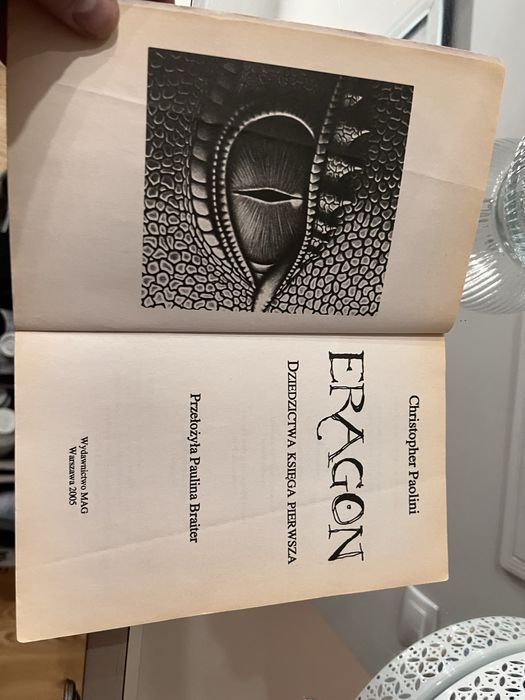 Książka Eragon Christofer Paolili