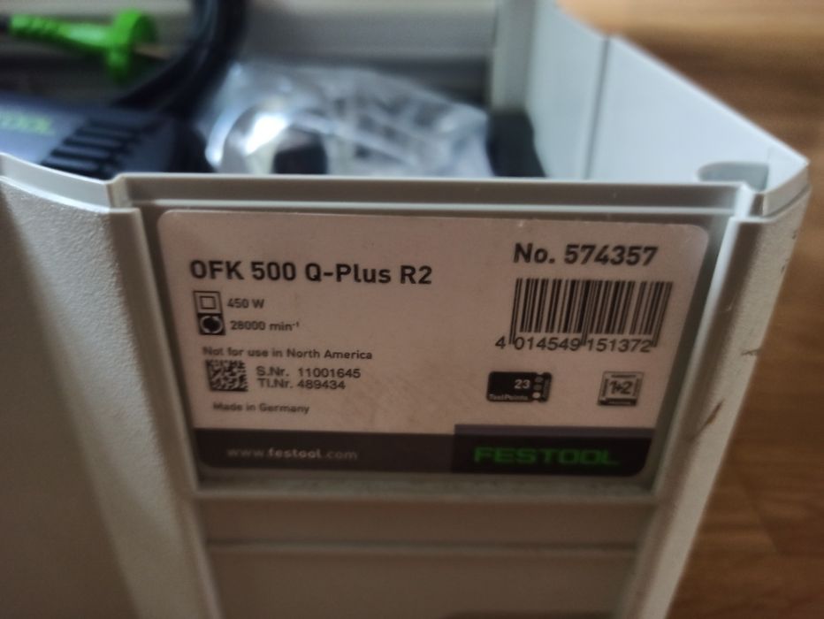 Sprzedam FESTOOL frezarka krawędziowa OFK 500 Q-Plus