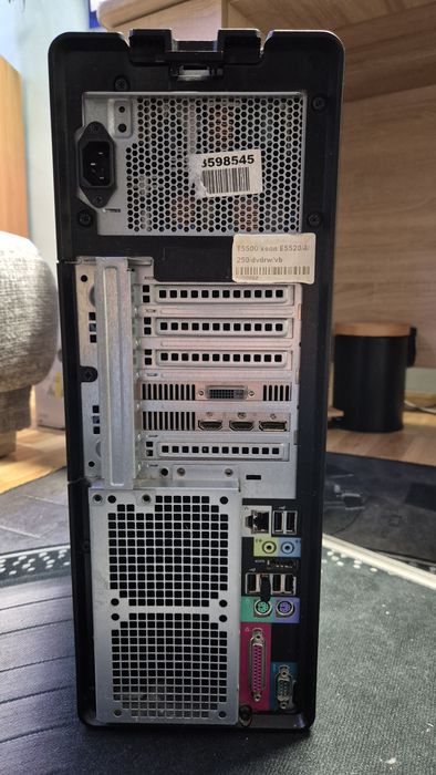 Komputer Dell Precision T5500 Stacja robocza 1050 Ti SSD+HDD X5690