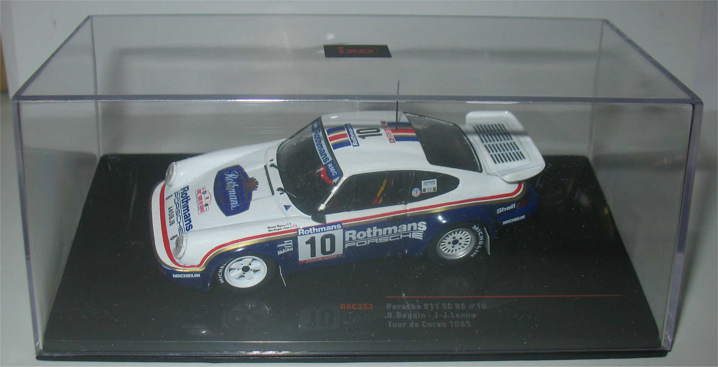 Ixo - Porsche 911 SC RS - Tour de Corse 1985 - Bernard Béguin
