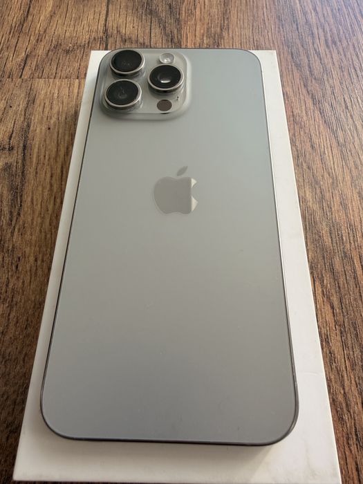 Iphone 15 Pro Max 512GB, Tytan Naturalny, idealny stan