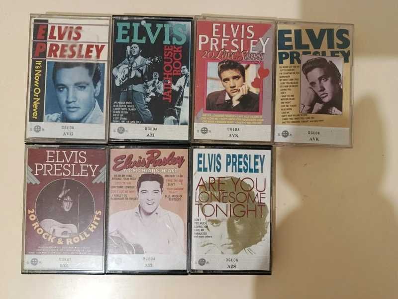 Fitas Cassete do Elvis Presley