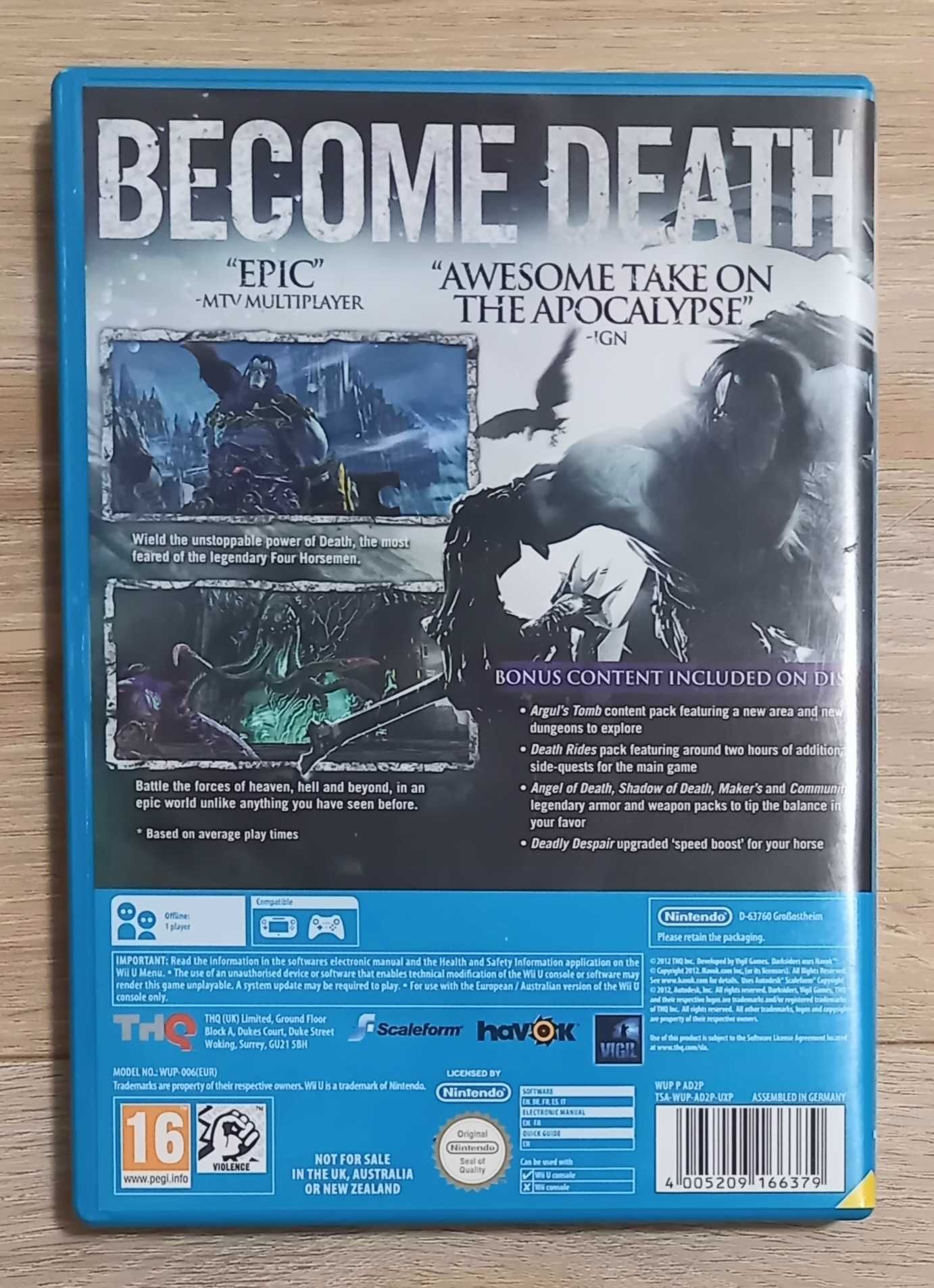 Wii U Darksiders 2 PAL