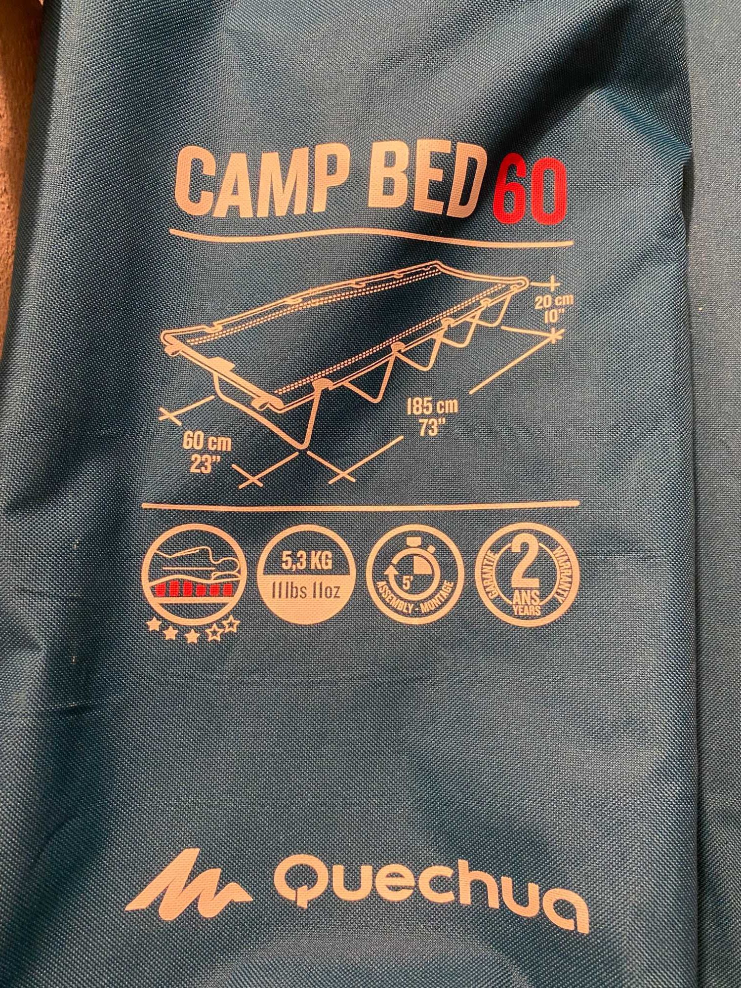 2 Camas de campismo CAMP BED 60