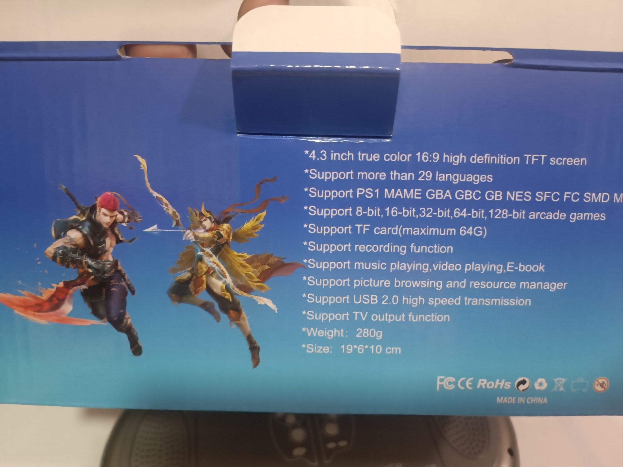 Consola de Jogos Portátil