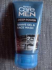 Care Men 250 ml Żel do golenia I mycia twarzy  Avon