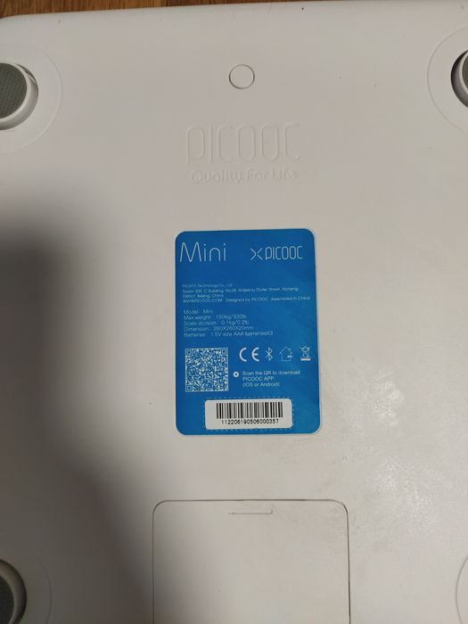 Умные напольные весы Picooc Mini