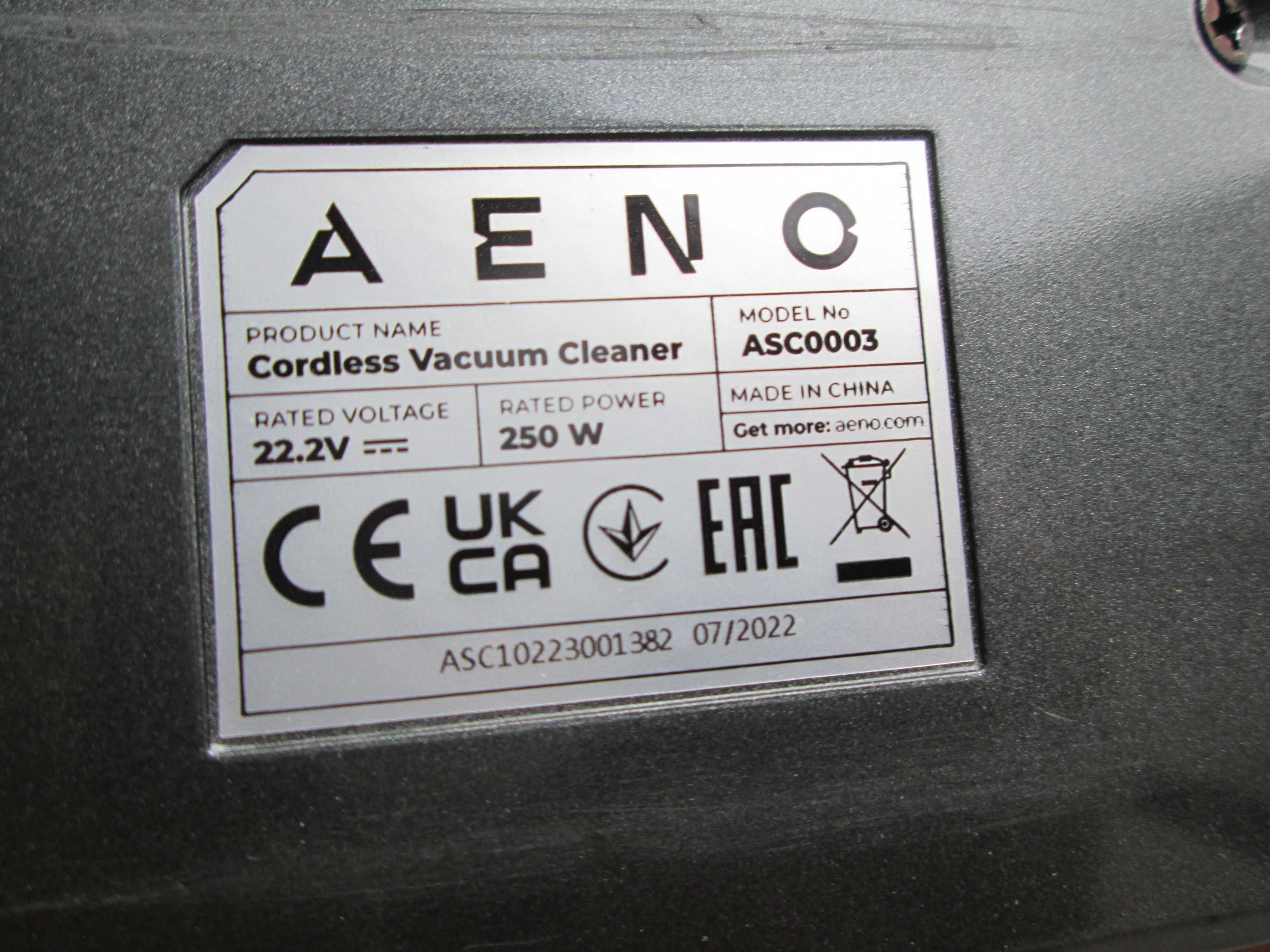 Ручной беспроводной  пылесос AENO SC3 (ASC0003)