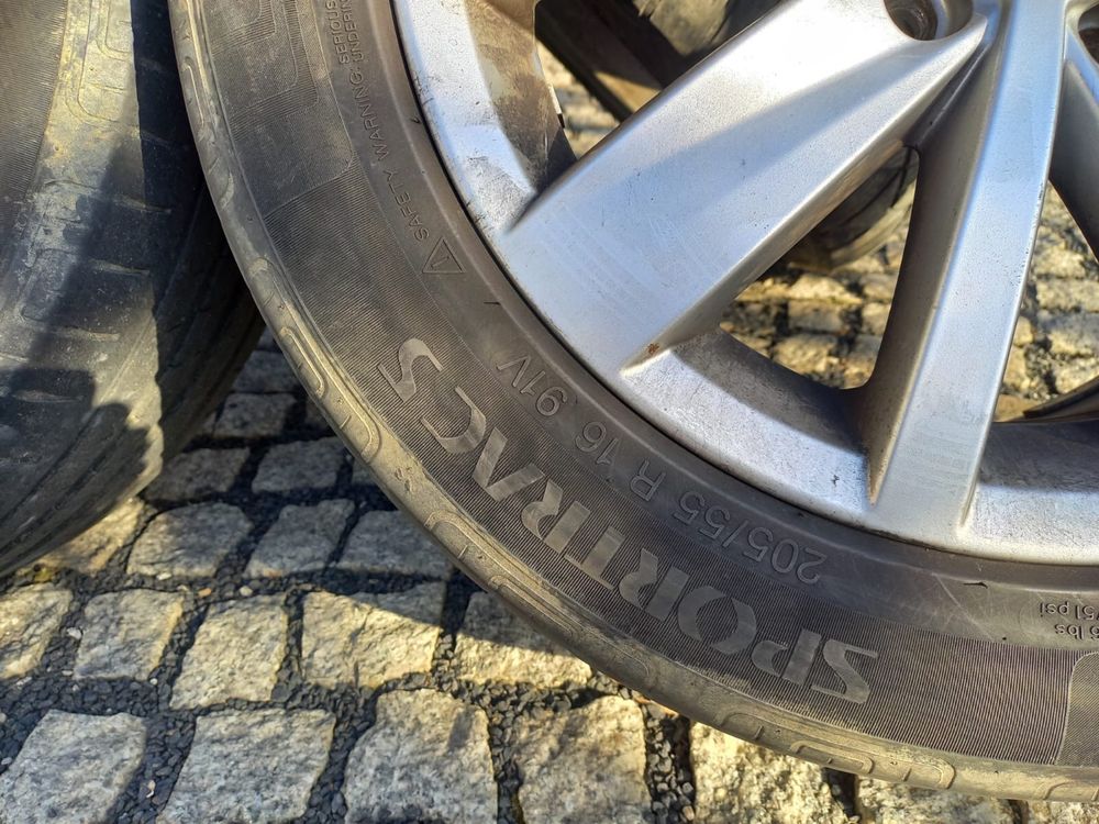 Alufelgi Felgi oryginalne  5x112 z oponami letnie