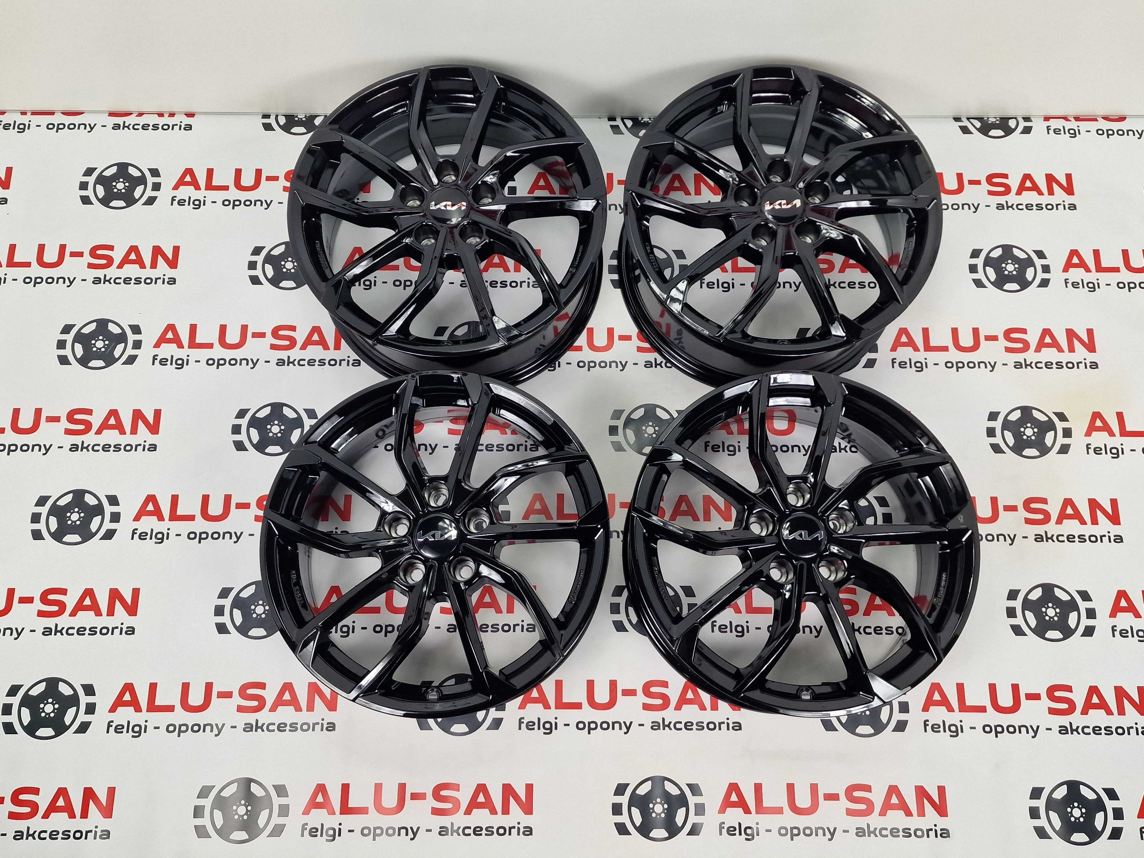 NOWE alufelgi KIA 17' 5x114,3 Carnival Cee'd Sportage Soul -Czarny