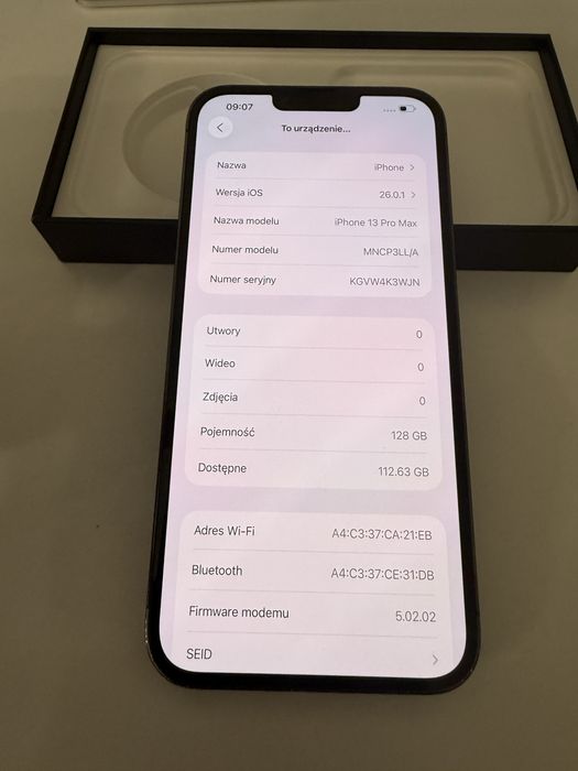 iPhone 13 Pro Max 128gb Midnight Green Bateria 100%