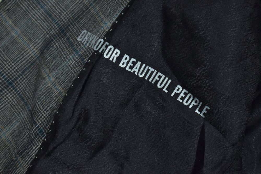 Drykorn Wełniana Szara Marynarka W Kratkę 50