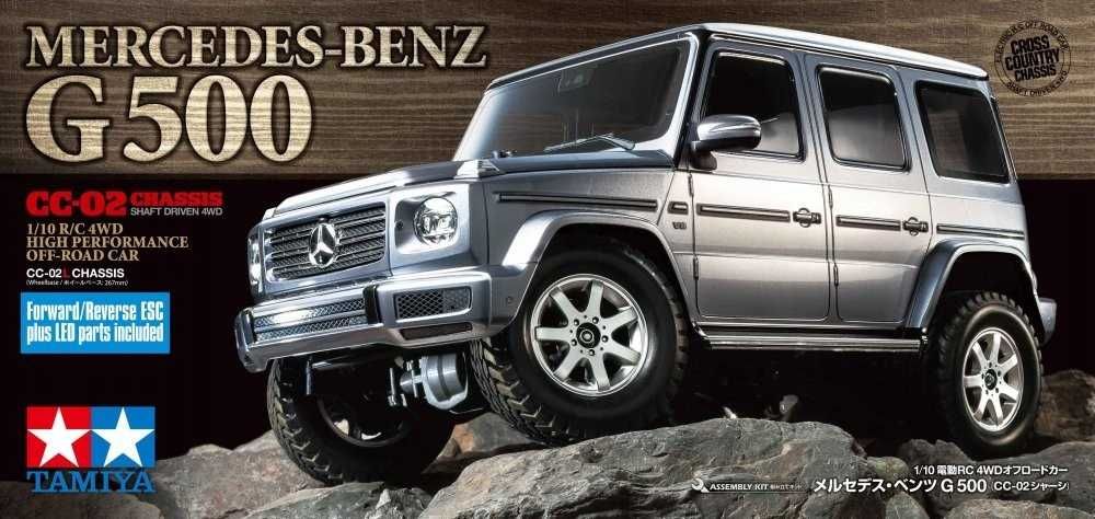 Samochód zdalnie sterowany Tamiya Mercedes-Benz G 500 LED
