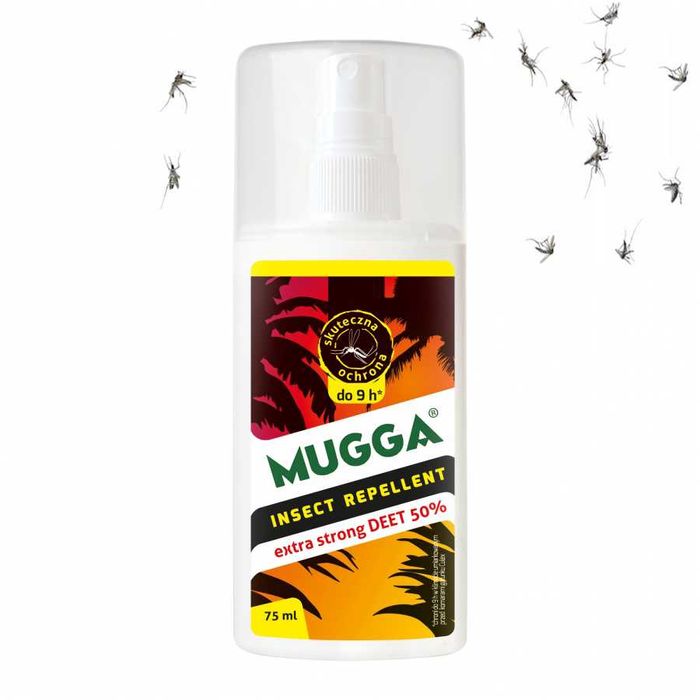 MUGGA sprawy na kleszcze i komary DEET 9,5% dla dzieci