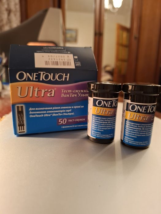 OneTouch Ultra, тест-полоски OneTouch Ultra  для глюкометра. Диабет