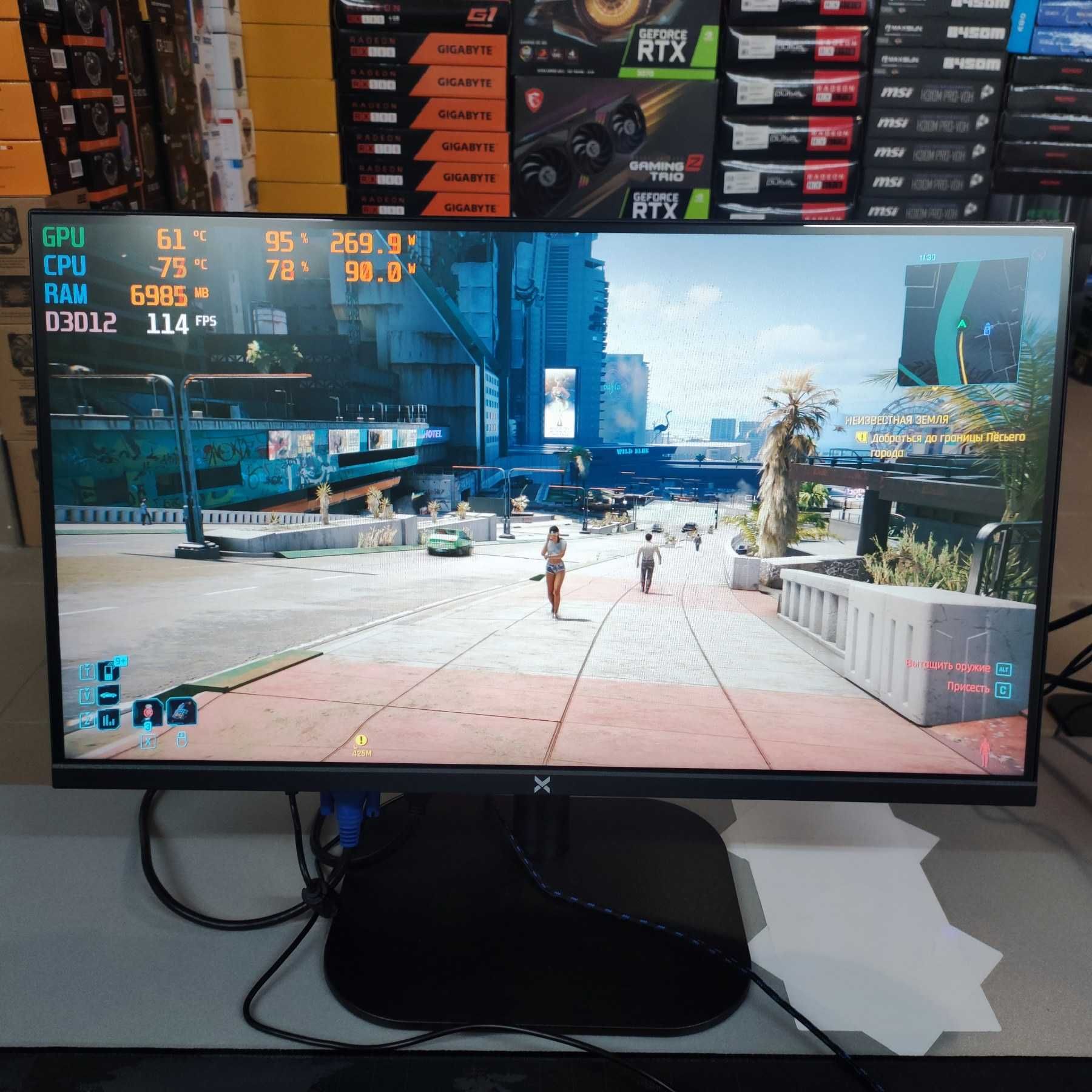 Ігровий Комп'ютер, Монітор, Клавіатура, Мишка, i5-11400, RTX 3070ti
