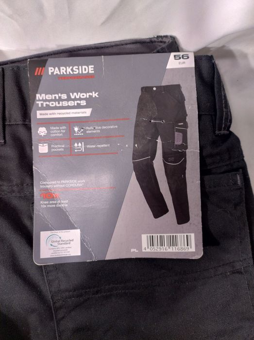 Spodnie robocze męskie r XXL 56 Parkside Performance