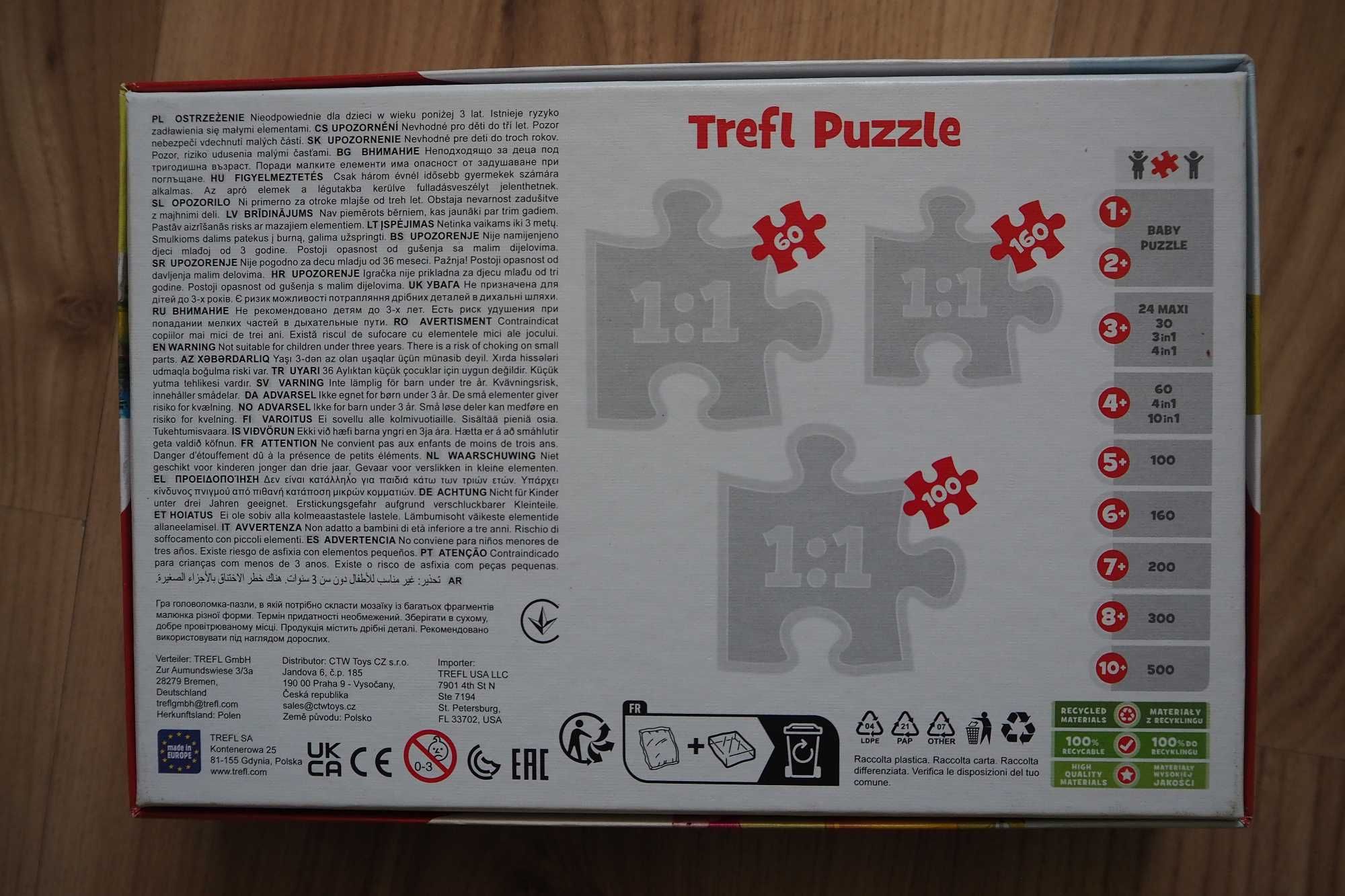 Puzzle Trefl Kubuś Puchatek 60 elementów