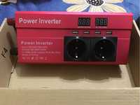 Power inverter LVYUAN 24V 230v 800w 1600w 4 usb Led Disp