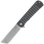 Nóż składany Bestech Titan Black Carbon Fiber/Blue G10, Stonewashed/Sa