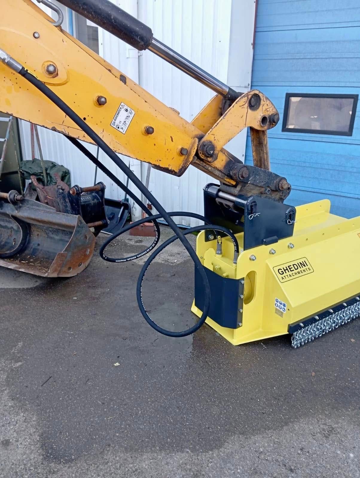 Mulczer hydrauliczny do koparki, koparko ładowarki, ładowarki GHEDINI