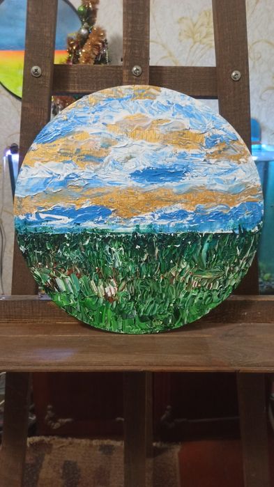 Картина "Golden Cloud's"