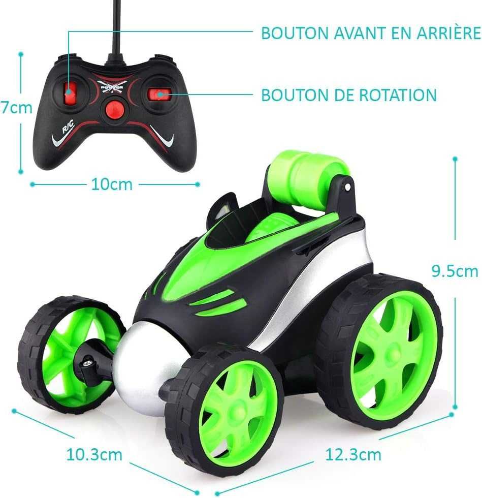 Baztoy Auto Samochód STUNT CAR zdalnie sterowany pojazd obrót 360 P815