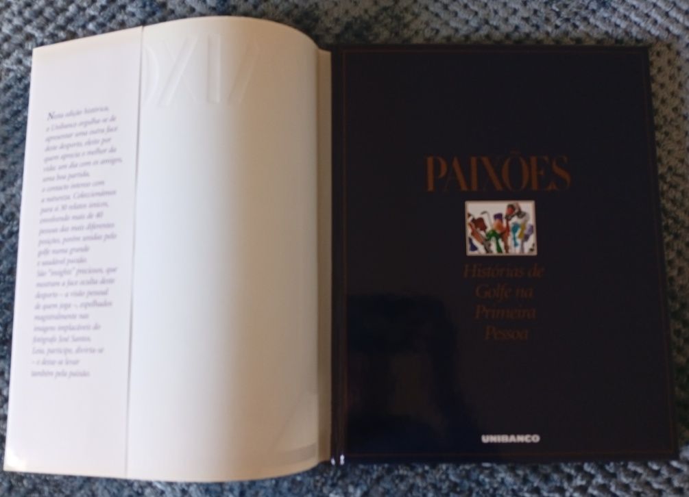 Livro Paixões Histórias de Golfe na Primeira Pessoa