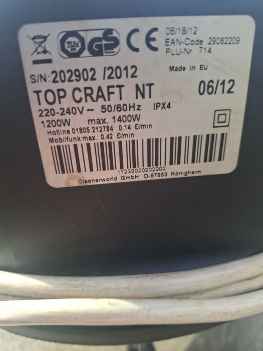 Будівельний полисос Top Craft Nt  з Німечинни