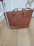 Torebka jak michael Kors,wiosna,  duża damska, brązowa