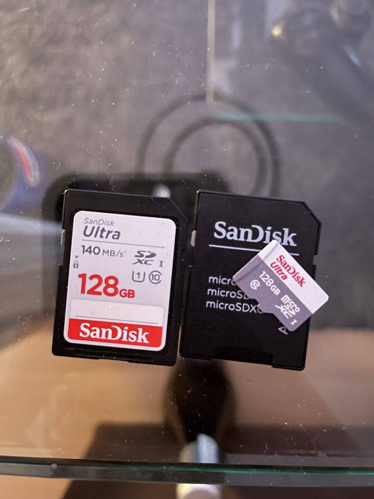 Karty pamieci San Disk 2x 128GB