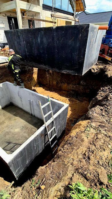 Szambo Szamba Betonowe 10m3 PIWNICA kanał  WYKOP 8m3 Raszyn