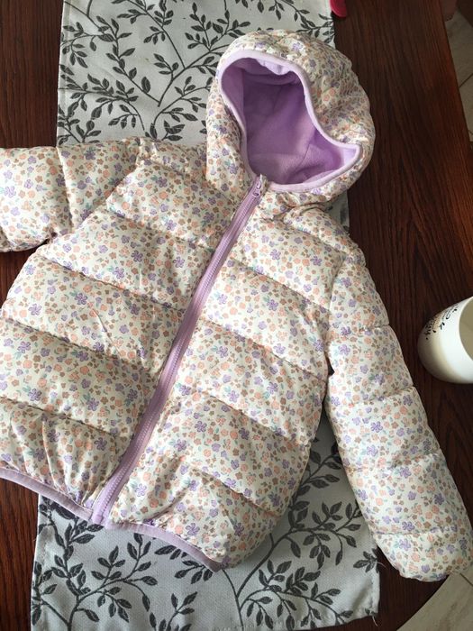 Kurtka na polarze dziewczynka Sinsay rozmiar 98