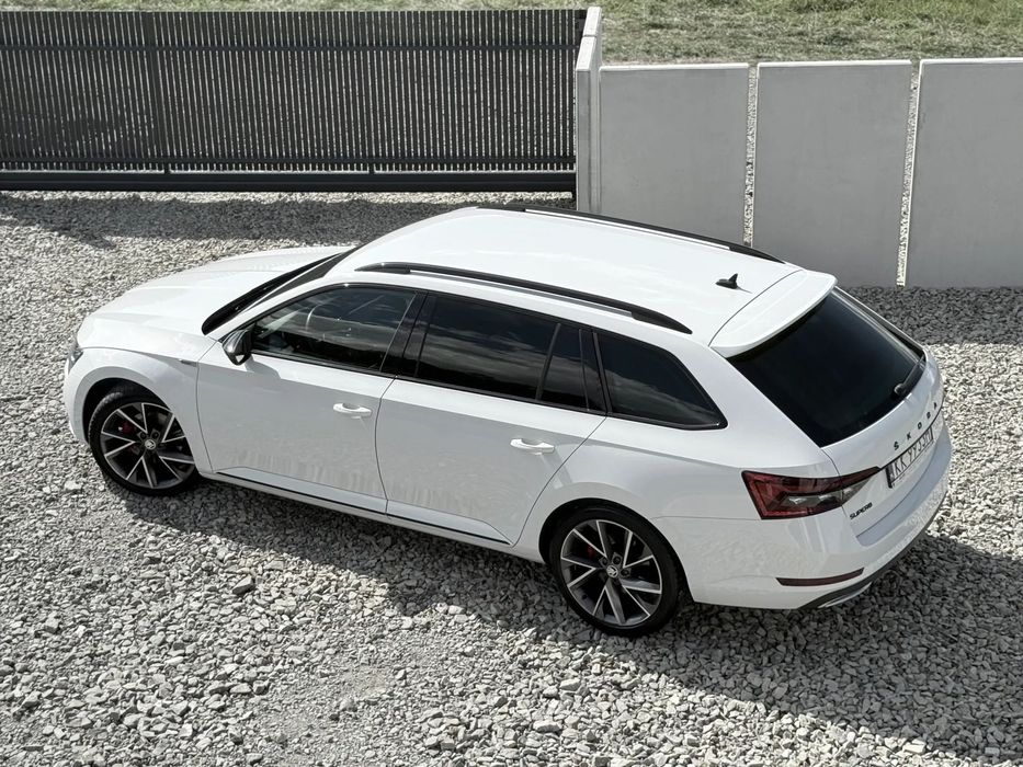 Skoda Superb Skoda Superb Sportline 2.0 197 KM - bezwypadkowa serwisowana ASO,FV23%
