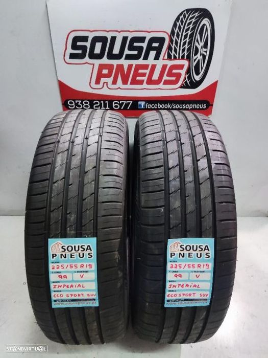 2 pneus novos 225-55r19 imperial - Oferta dos portes 180 EUROS