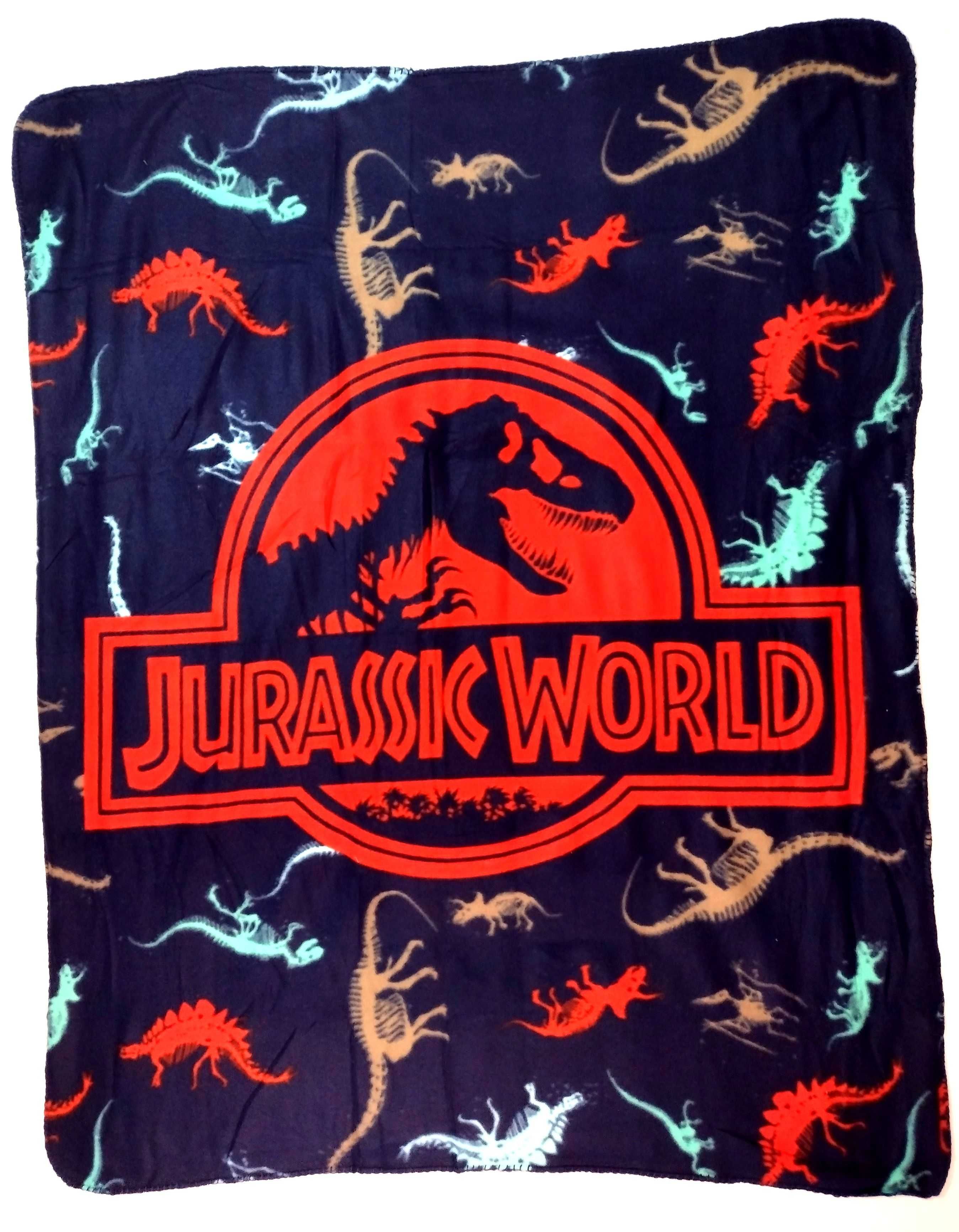 Miękki kocyk Jurassic World 120 x 140 cm
