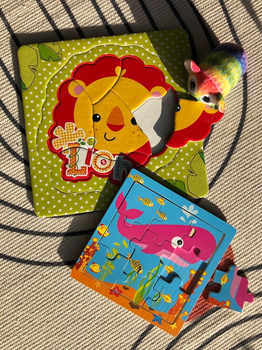 Puzzle dla maluszków + myszka GRATIS!