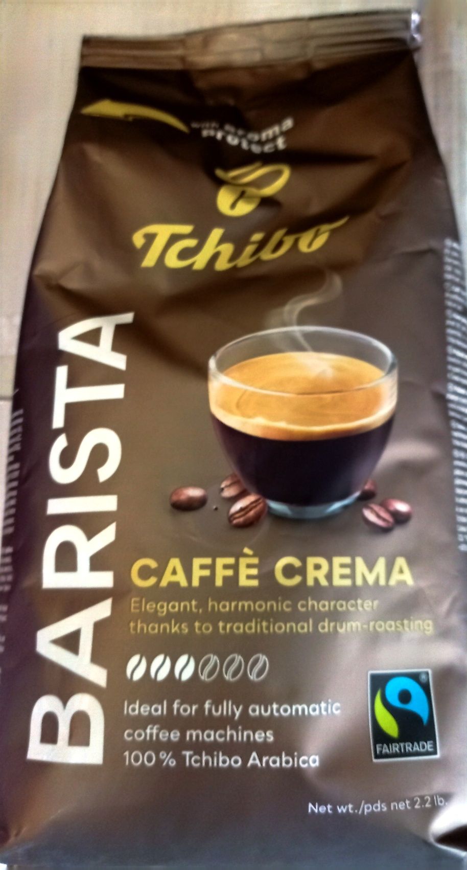 Кава зерно Тчібо Баріста крема 1000гр