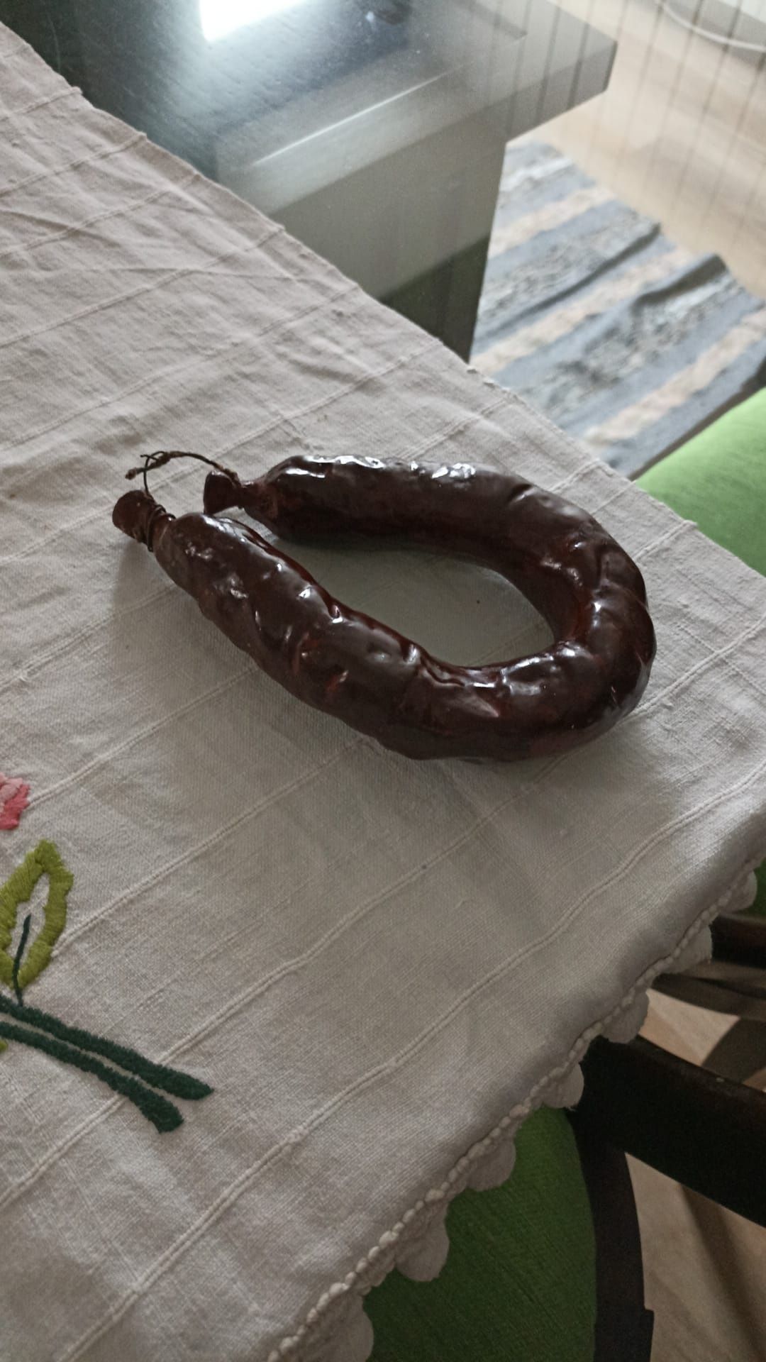 Chouriço em porcelana