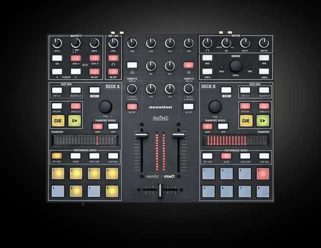Novation Twitch Kontroler DJ SERATO TRAKTOR VIRTUAL DJ ITCH Super stan