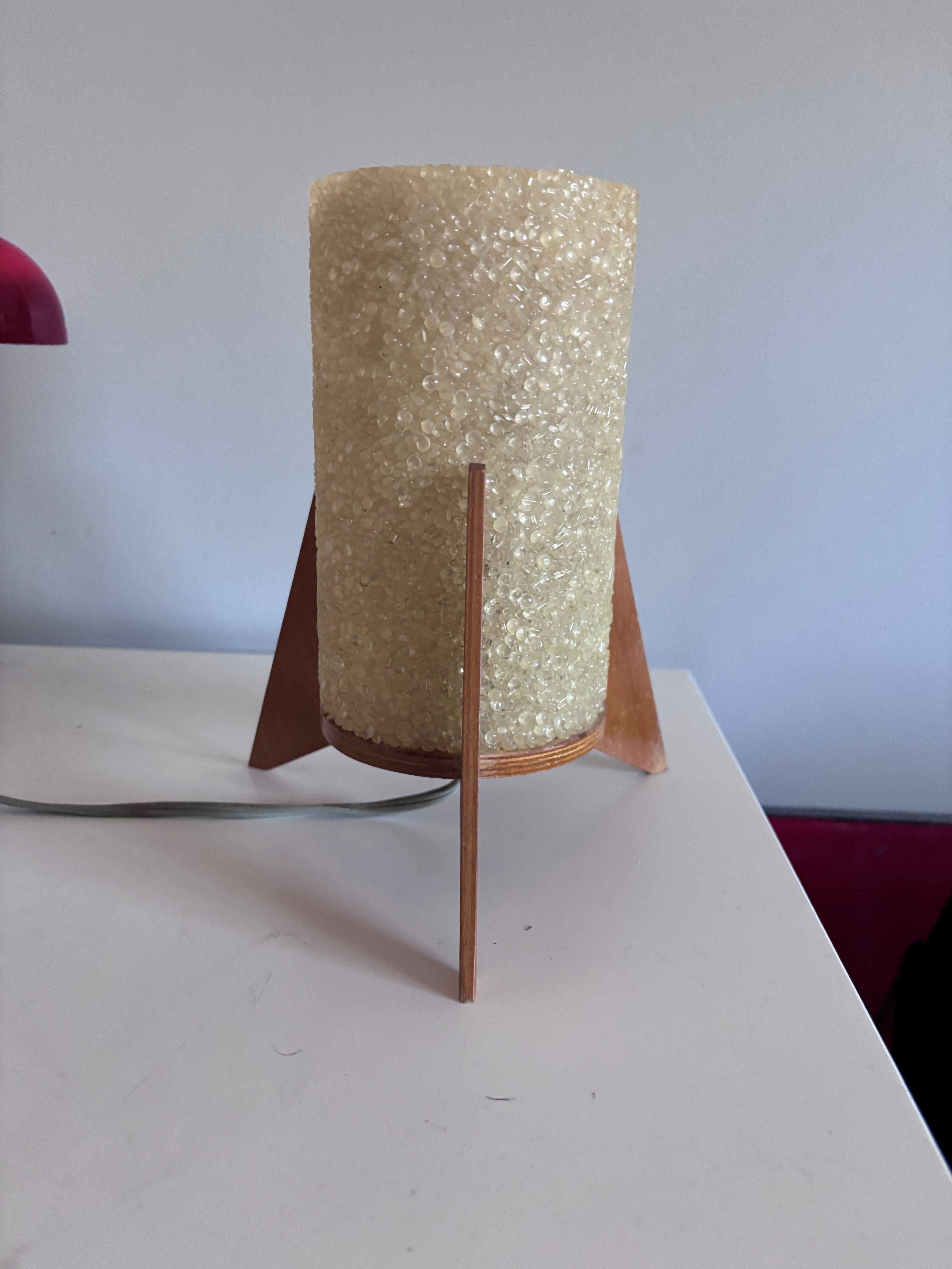 Lampa rakieta-Pokrok Zlína space age retro prl