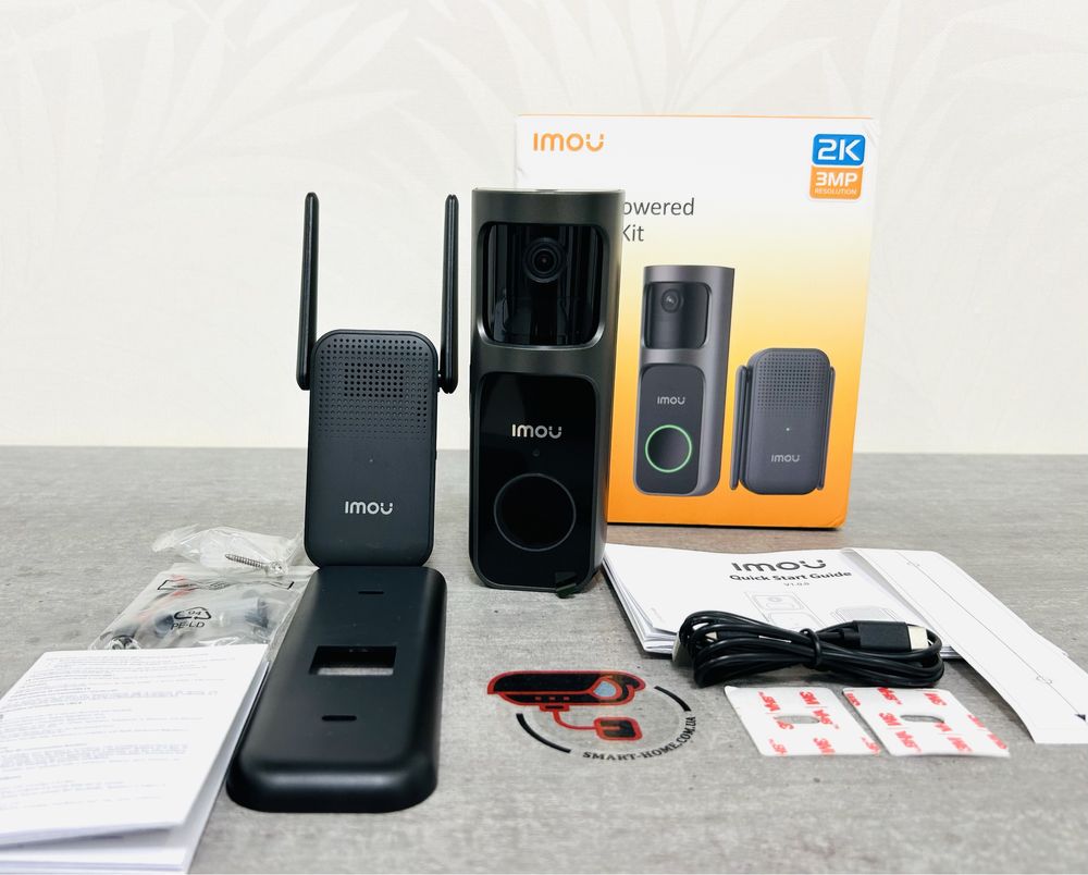ХІТ 3Мп WiFi IMOU акумуляторний домофон вызывная панель дверной звонок