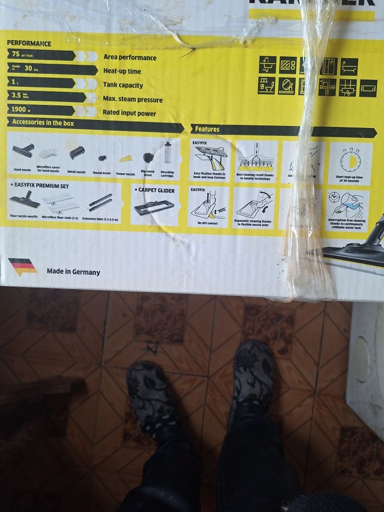 KARCHER пароочиститель.