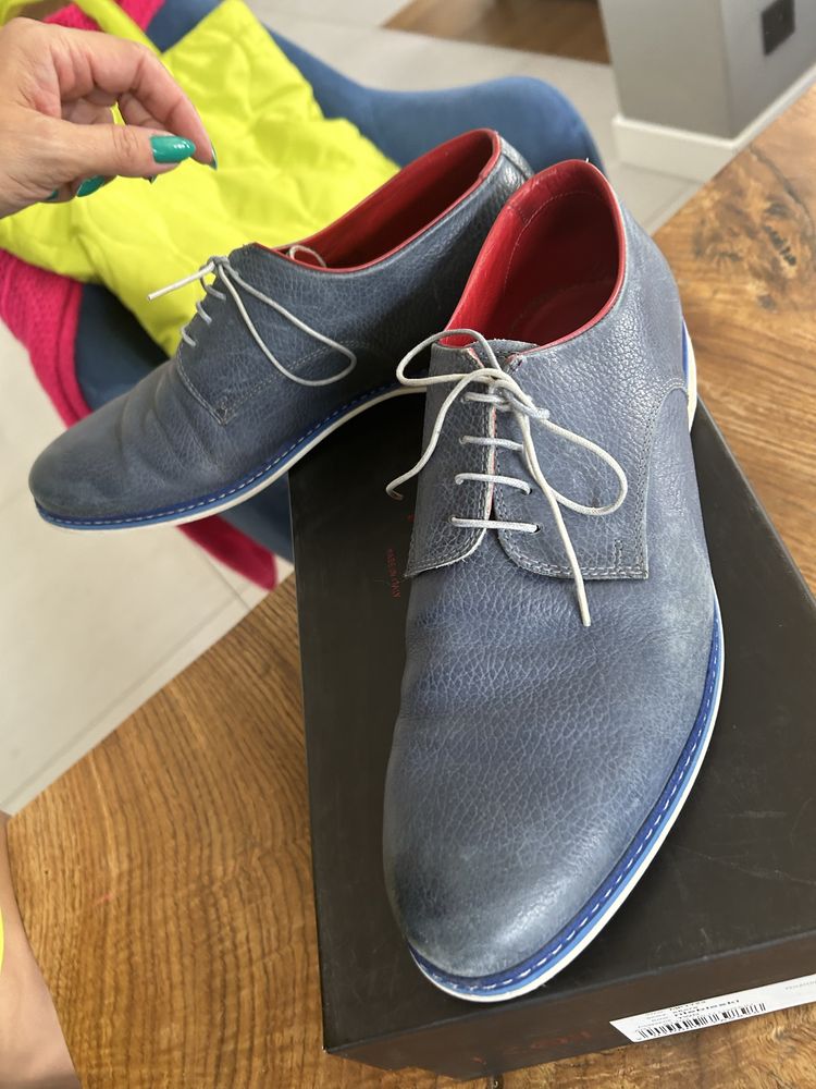 Buty męskie sznurowane Koil niebieskie oryginalne
