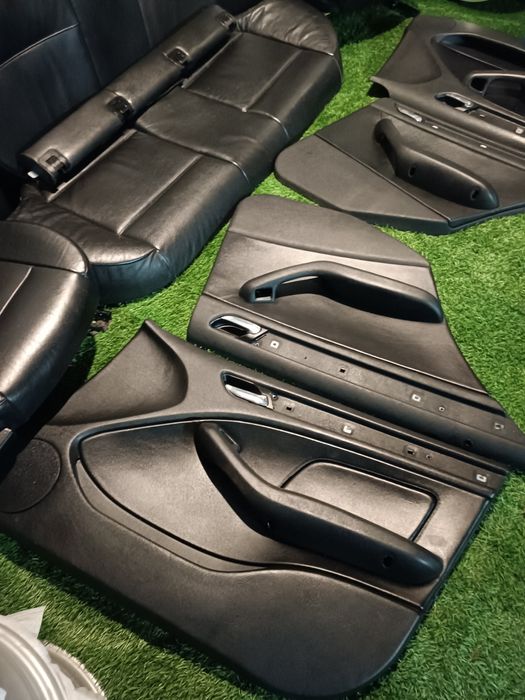 Bancos e quartelas em pele preta para bmw E46 Touring impecáveis