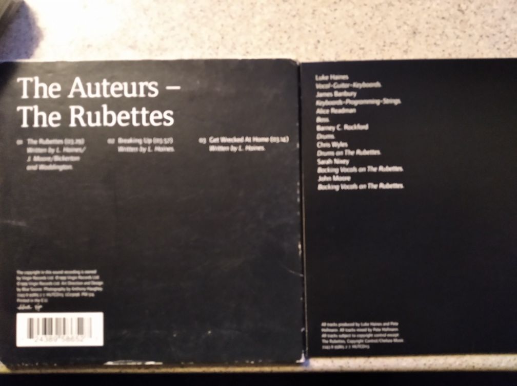 MaxiCD The Auteurs The Rubettes Virgin 1999