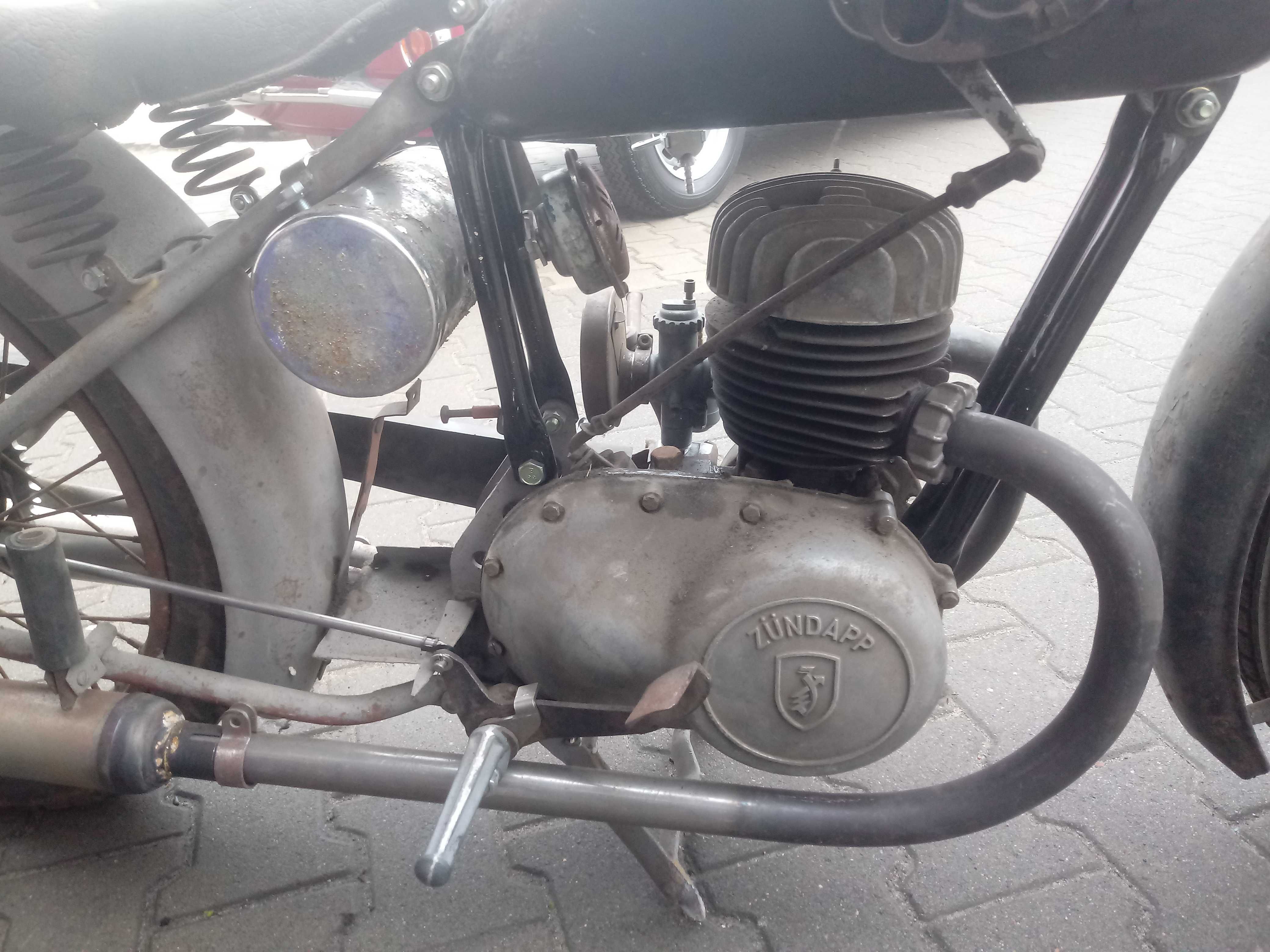 Motocykl Zundapp DB 200 - 1936 rok, Kompletny 98 %, Nowe części