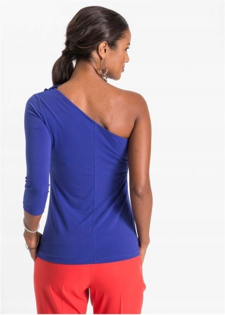 B.P.C bluzka na jedno ramię szafirowa r.48/50