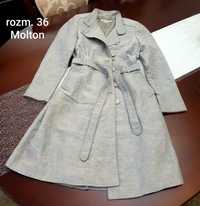 Płaszcz damski Molton #szary #rozm.36 #Stan IDEALNY #Okazja